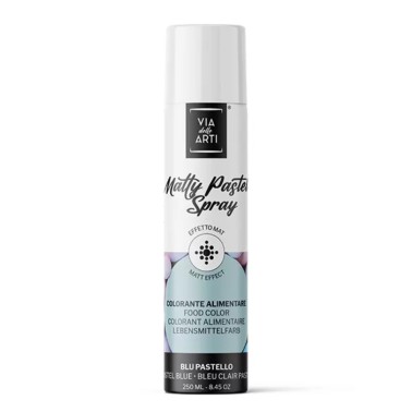 Matty Pastel spray alimentare opaco BLU PASTELLO 250 ml 