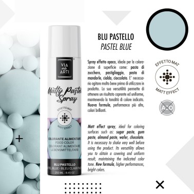 MATTY PASTEL FOOD SPRAY Matte blue Pastel 250 ml 