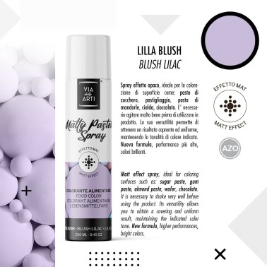 Matty Pastel spray alimentare opaco LILLA BLUSH 250 ml 