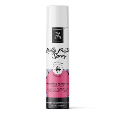Matty Pastel spray alimentare opaco ROSA BLUSH 250 ml 