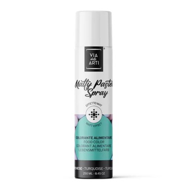 Matty Pastel spray alimentare opaco TURCHESE 250 ml 