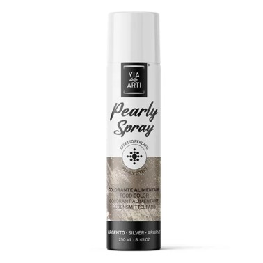 Professional Pearly Silver Food Spray 250 ml