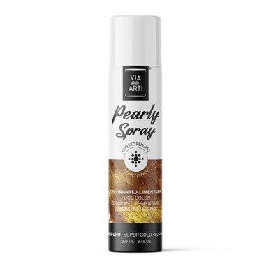 Spray alimentare SUPER ORO perlato professionale 250 ml