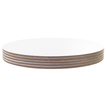 Set 5 sottotorta Cake card BIANCHI PME diametro 15 cm h 3 mm