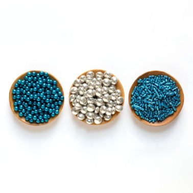 Set sprinkles Decor Mix argento e azzurro 85g Decora