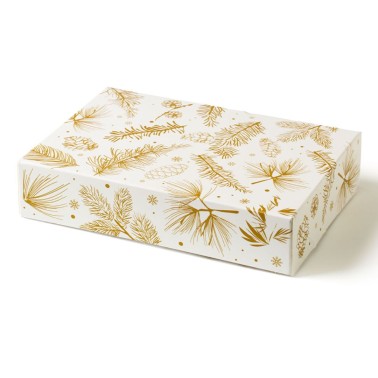 Scatola per dolci natalizi Elegant 23,5x16x5h cm Decora