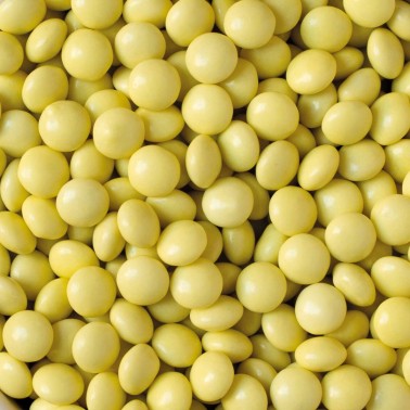 Mini lenti di cioccolato al latte GIALLO 80g Decora