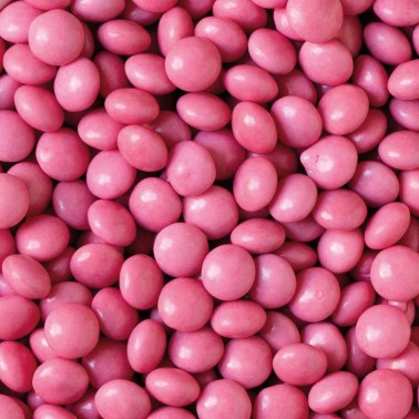 Mini lenti di cioccolato al latte ROSA PESCA 80g Decora