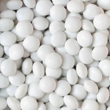Mini lenti di cioccolato al latte BIANCHE 80g Decora
