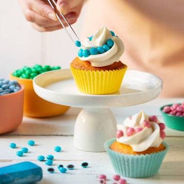 Mini lenti di cioccolato al latte BIANCHE 80g Decora