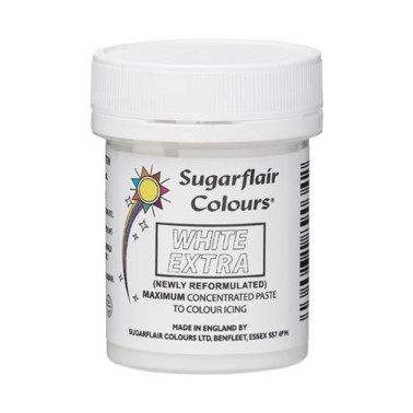 Sugarflair Paste Colors - Extra White - 50g