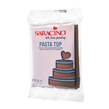 Pasta di zucchero Top Saracino Marrone 1 KG