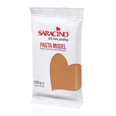 Pasta MODEL MARRONE CHIARO Saracino 250g