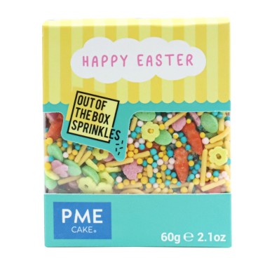 Sprinkles di zucchero HAPPY EASTER 60g PME