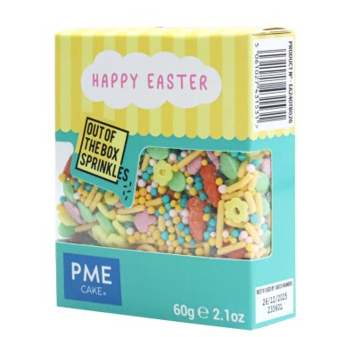 Sprinkles di zucchero HAPPY EASTER 60g PME