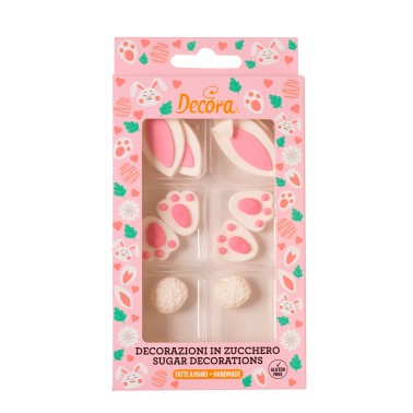 Velikonoce Udělejte dekorace v bunny v cukr