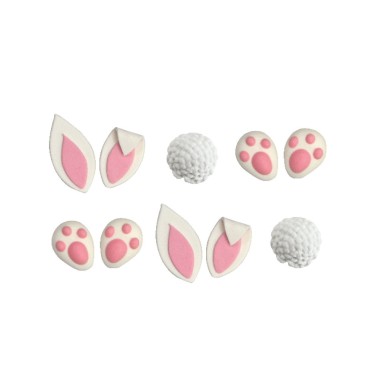 Easter Make decorations set in Bunny in sugar