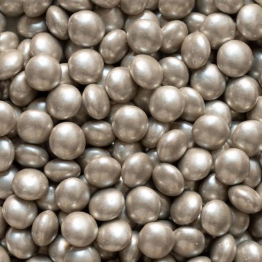 Mini lenti di cioccolato al latte ARGENTO 80g Decora