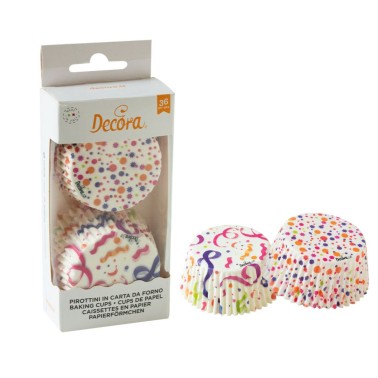Pirottini per cupcake Fiesta Decora 36 pezzi
