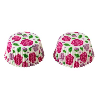 Cupcake pirottini rose Decora 36 pieces