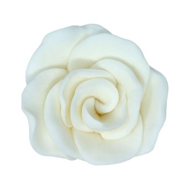 Set 36 rose di zucchero artigianali bianche PME