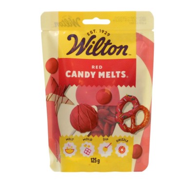 Candy melts rosso 125g Wilton