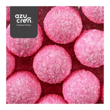 Maxi perle di zucchero glitterate fucsia 60g