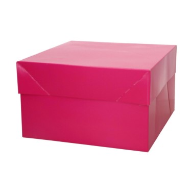 Scatola per torta Rosa 25x25x15 cm