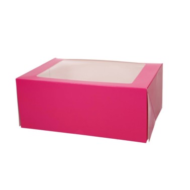 Set 3 scatole per 6 cupcakes Rosa