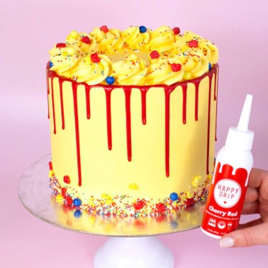 Glassa rossa Happy Drip - Cherry Red 130g 