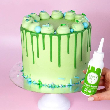 Glassa verde erba Happy Drip - Grass Green 130g 