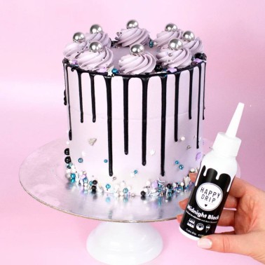 Glassa nera Happy Drip - Midnight Black 130g 