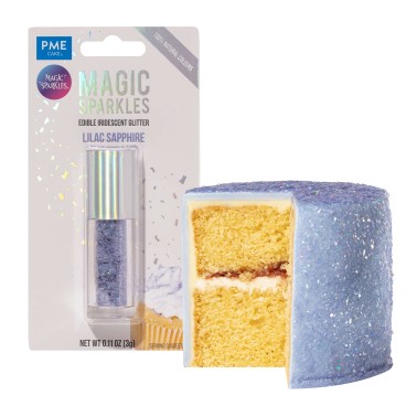 Glitter edibili Magic sparkles Lilla Zaffiro 3g PME 