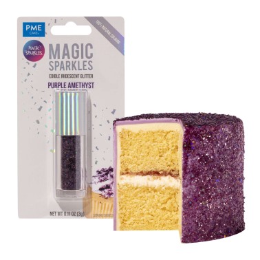 Glitter edibili Magic sparkles Viola Ametista 3g PME 