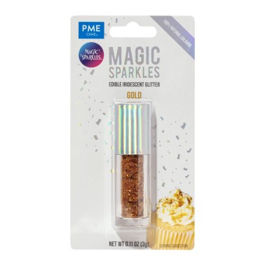 Glitter edibili Magic sparkles Oro 3g PME 
