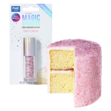 Glitter edibili Magic sparkles Fiori di Fata 3g PME 