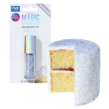 Glitter edibili Magic sparkles Polvere di Diamante 3g PME 