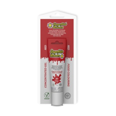 Colorante Alimentare Sugarflair Gel Colour Tube Red 25 g