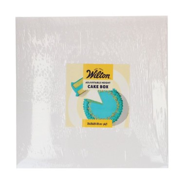 Scatola per torte altezza regolabile 35x35x20-28 cm Wilton 