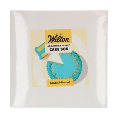Scatola per torte altezza regolabile 25x25x25-33 cm Wilton 
