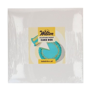 Scatola per torte altezza regolabile 30x30x20-28 cm Wilton