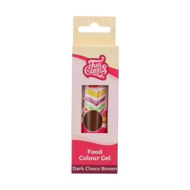 Colorante Alimentare gel Dark Choco Brown Funcakes 30 g