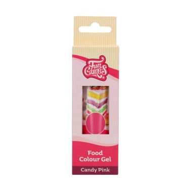 Food coloring Gel Candy Pink Funcakes 30 g