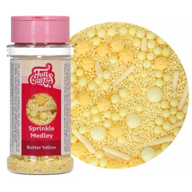 Sprinkles Medley Butter Yellow 70 g FunCakes