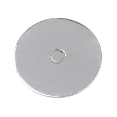 Set 10 sottotorta con foro centrale diametro 15 cm