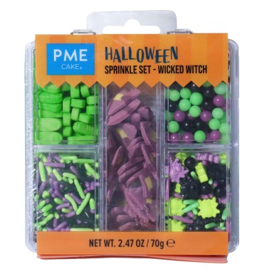 Sprinkles Halloween set 5 in 1 strega cattiva 70 g PME