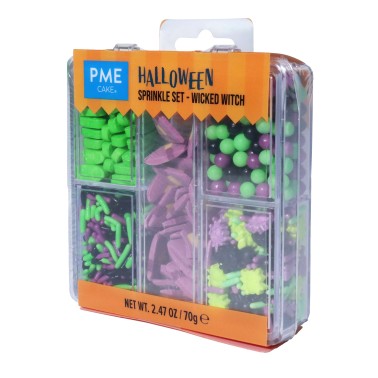 Sprinkles Halloween set 5 in 1 strega cattiva 70 g PME