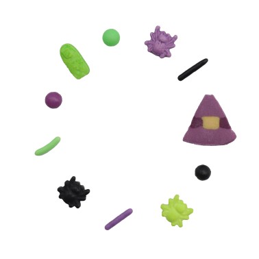 Sprinkles Halloween set 5 in 1 strega cattiva 70 g PME