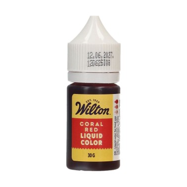 Colorante alimentare liquido Coral red Wilton 30 g