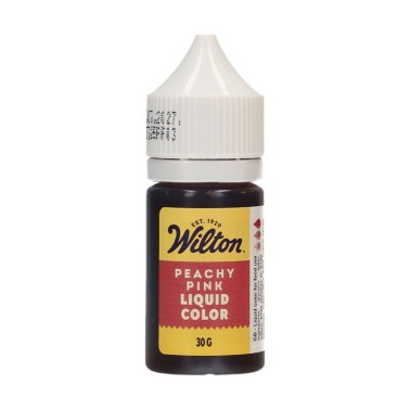 Colorante alimentare liquido Peachy Pink Wilton 30 g